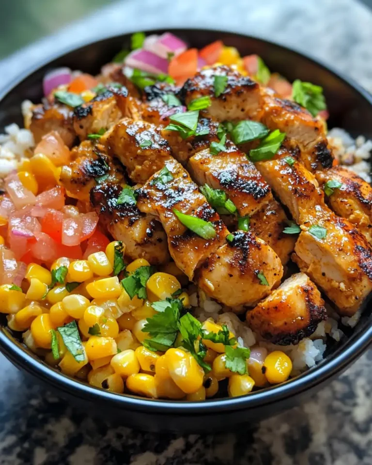 Sizzling Flavors Unleashed: The Ultimate Street Corn Chicken Bowl Experience - Featured Image