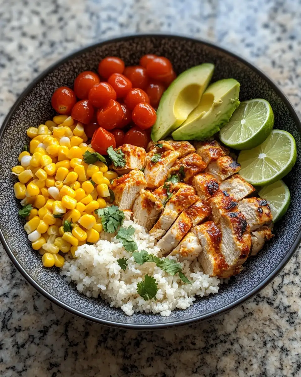 Ingredients for Sizzling Flavors Unleashed: The Ultimate Street Corn Chicken Bowl Experience