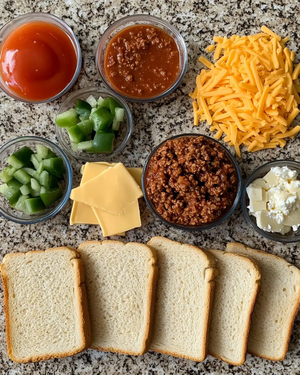 Ingredients for Texas Toast Sloppy Joes: A Bold Twist on a Classic Favorite