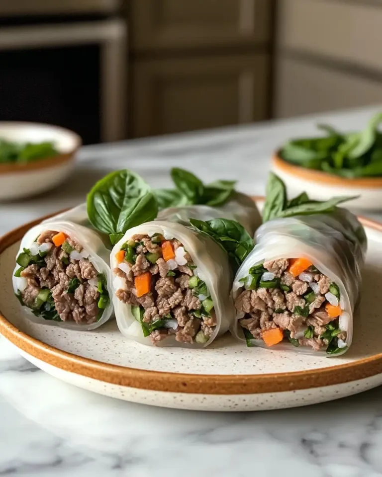 Savor the Flavor: Irresistible Thai Basil Beef Rolls for Your Next Dinner Delight - Featured Image