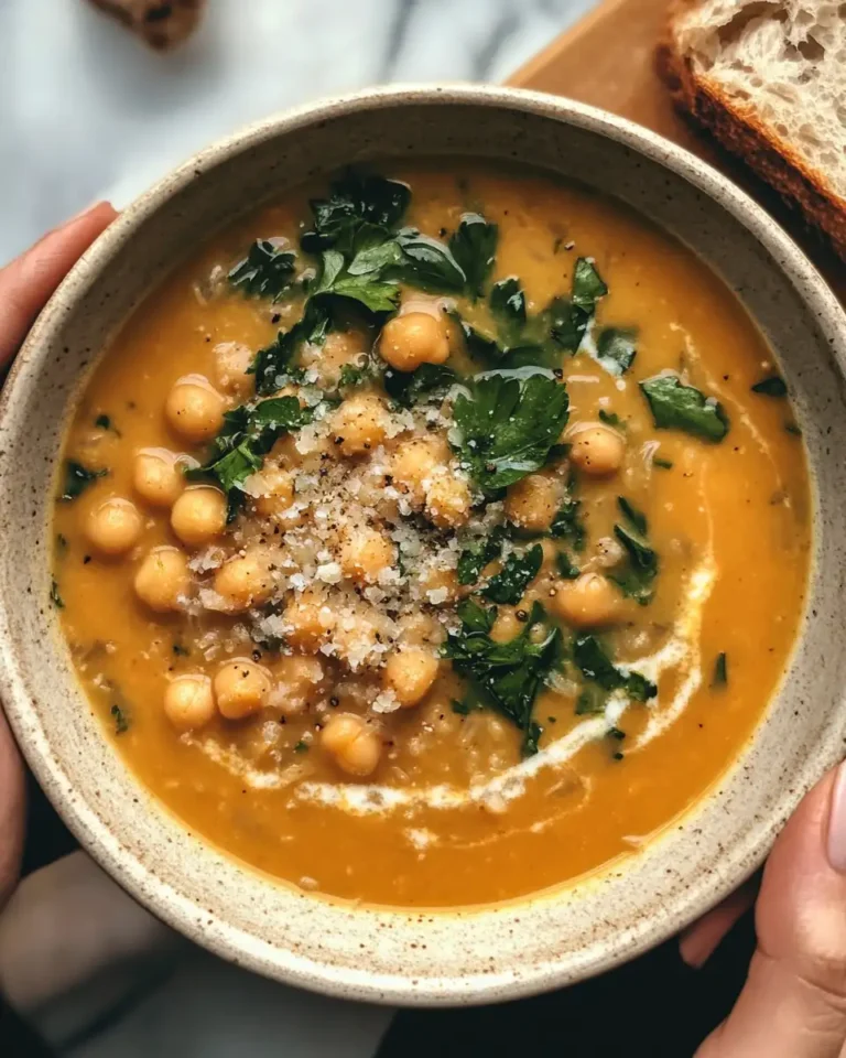 Cozy Up with a Bowl of Vegan Garlic Chickpea Soup - Featured Image