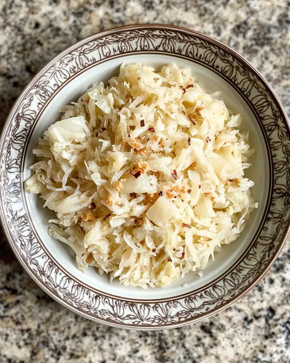 Final dish - Timeless Tang: Discover the Flavors of Vintage Sauerkraut Salad