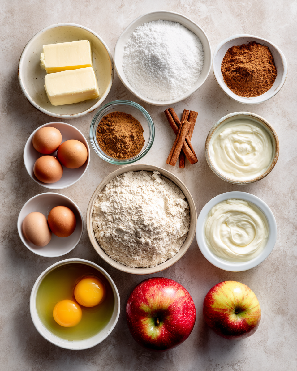 Ingredients for Irresistible Amish Apple Fritter Bread Recipe You Have to Try