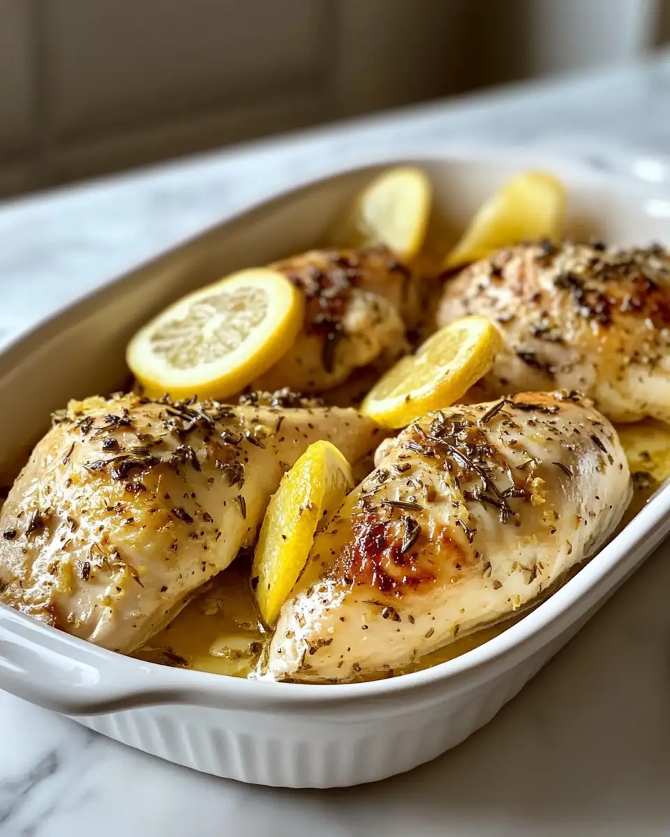 Final dish - Zesty Delight: Baked Greek Lemon Chicken for a Flavorful Feast