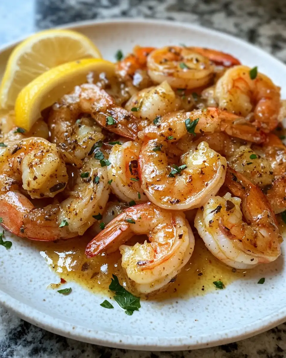 Final dish - Zesty Cajun Shrimp in Irresistible Garlic Butter Sauce