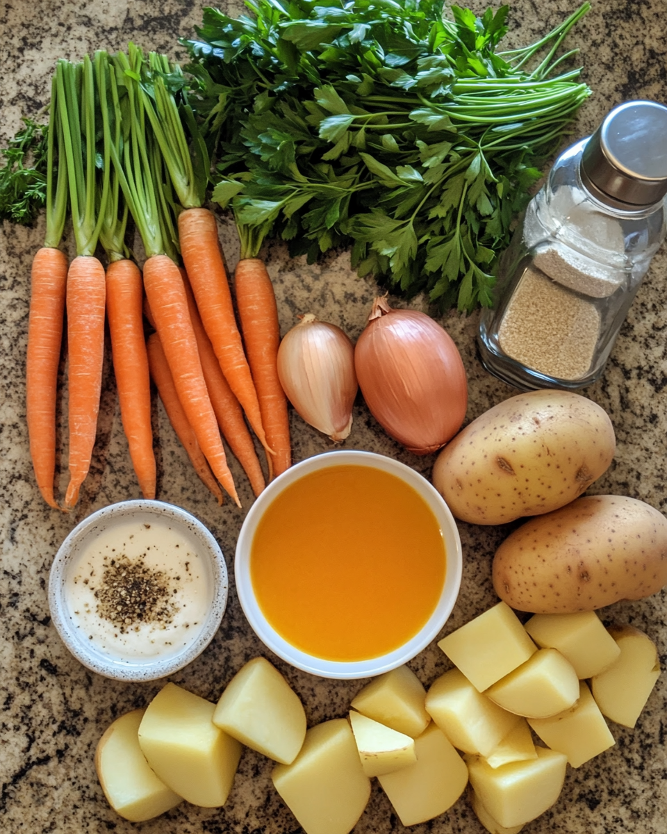 Ingredients for Creamy Comfort in a Bowl Carrot Potato Soup Recipe You Need to Try