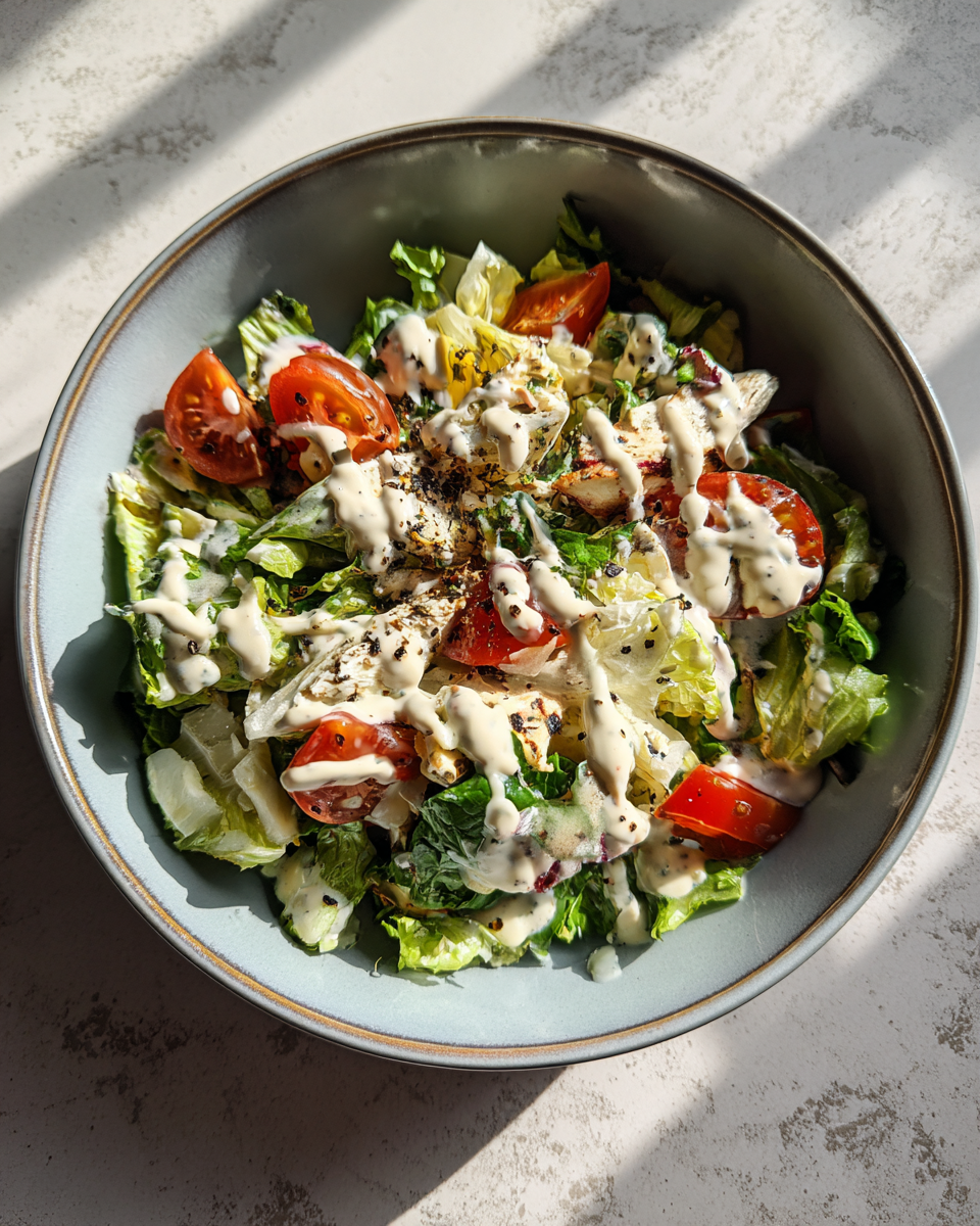 Final dish - Discover the Secret to the Best Creamy Italian Salad Dressing