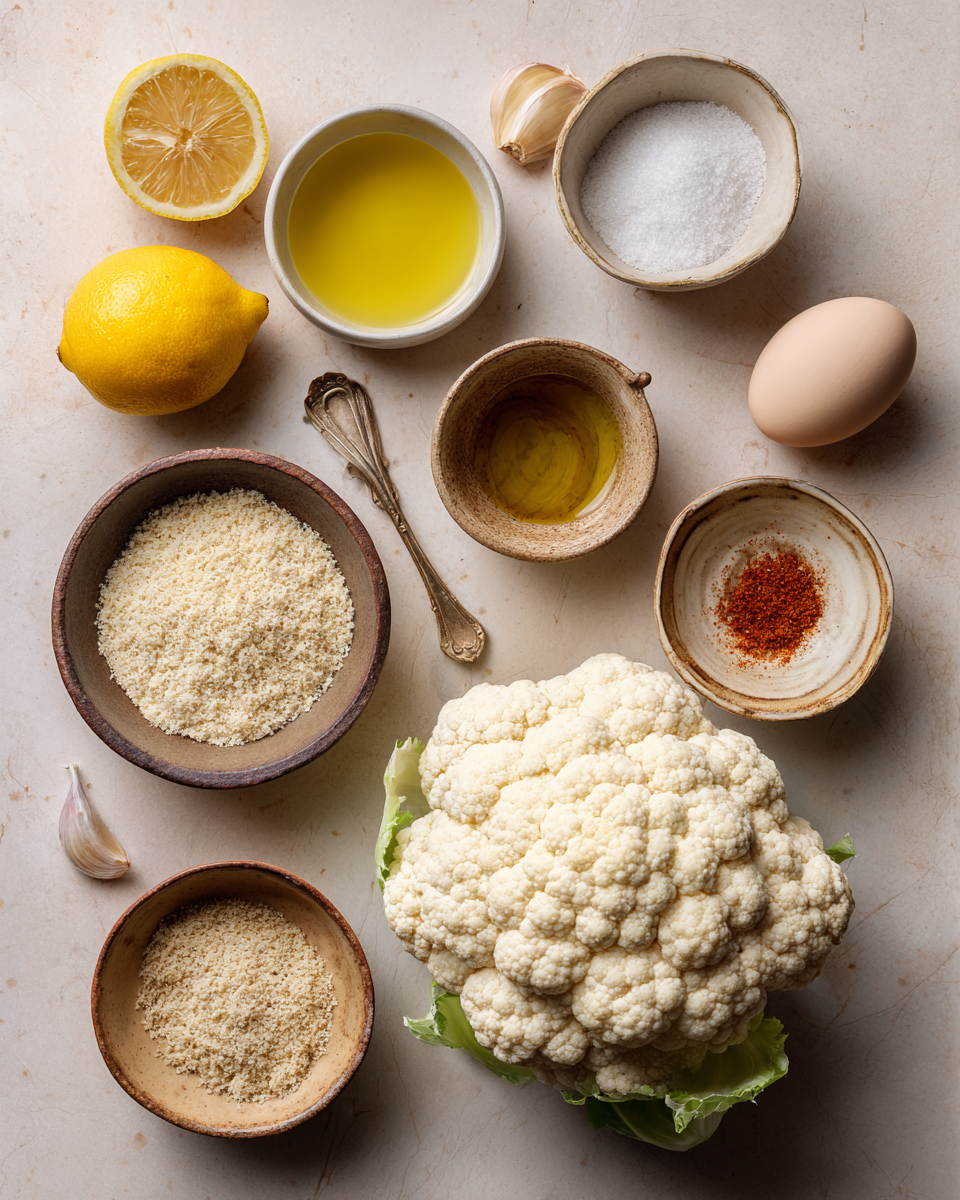 Ingredients for The Ultimate Guide to Crispy Baked Cauliflower That Will Blow Your Mind