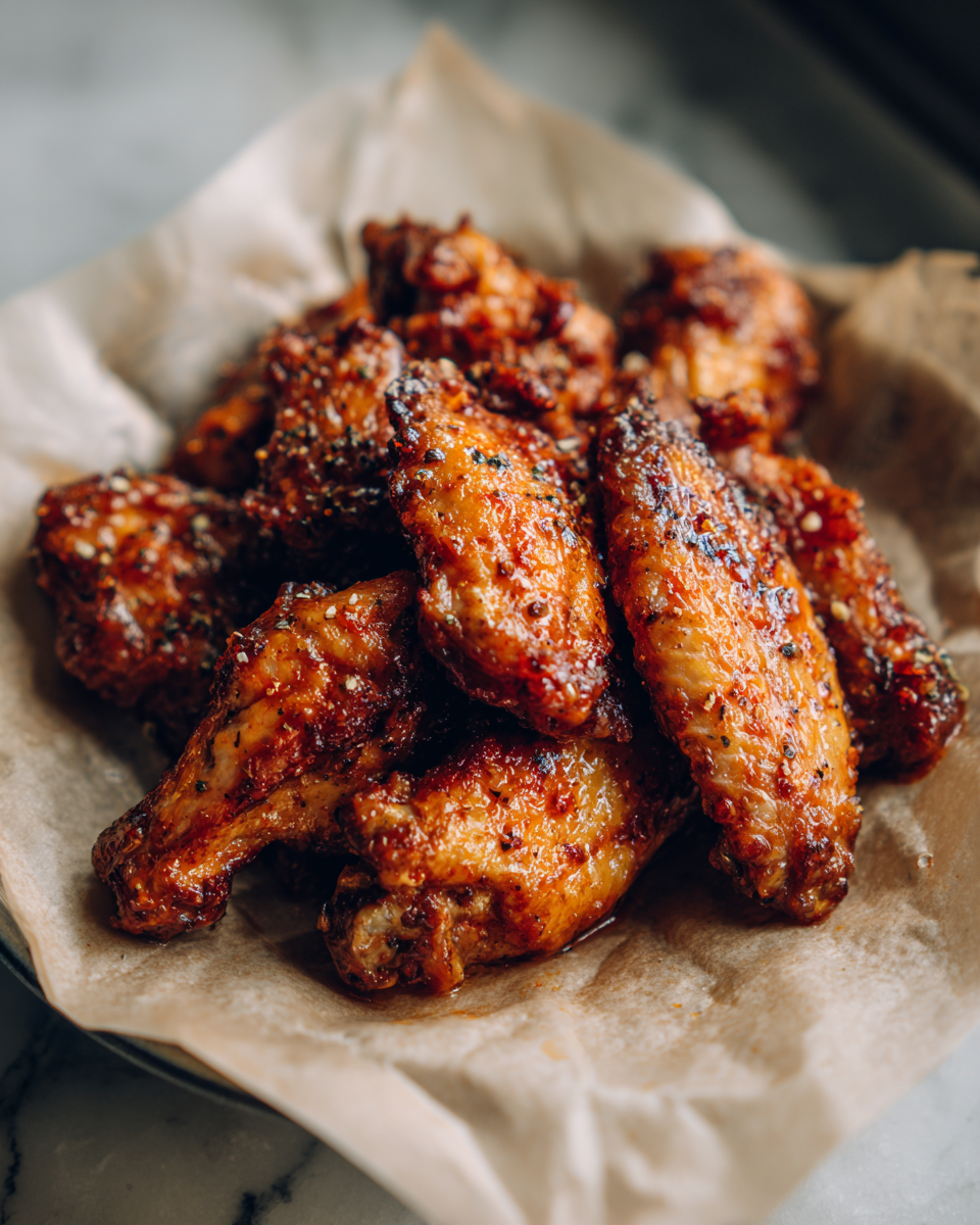 Final dish - Ultimate Crispy Baked Chicken Wings Recipe for Game Day Delight