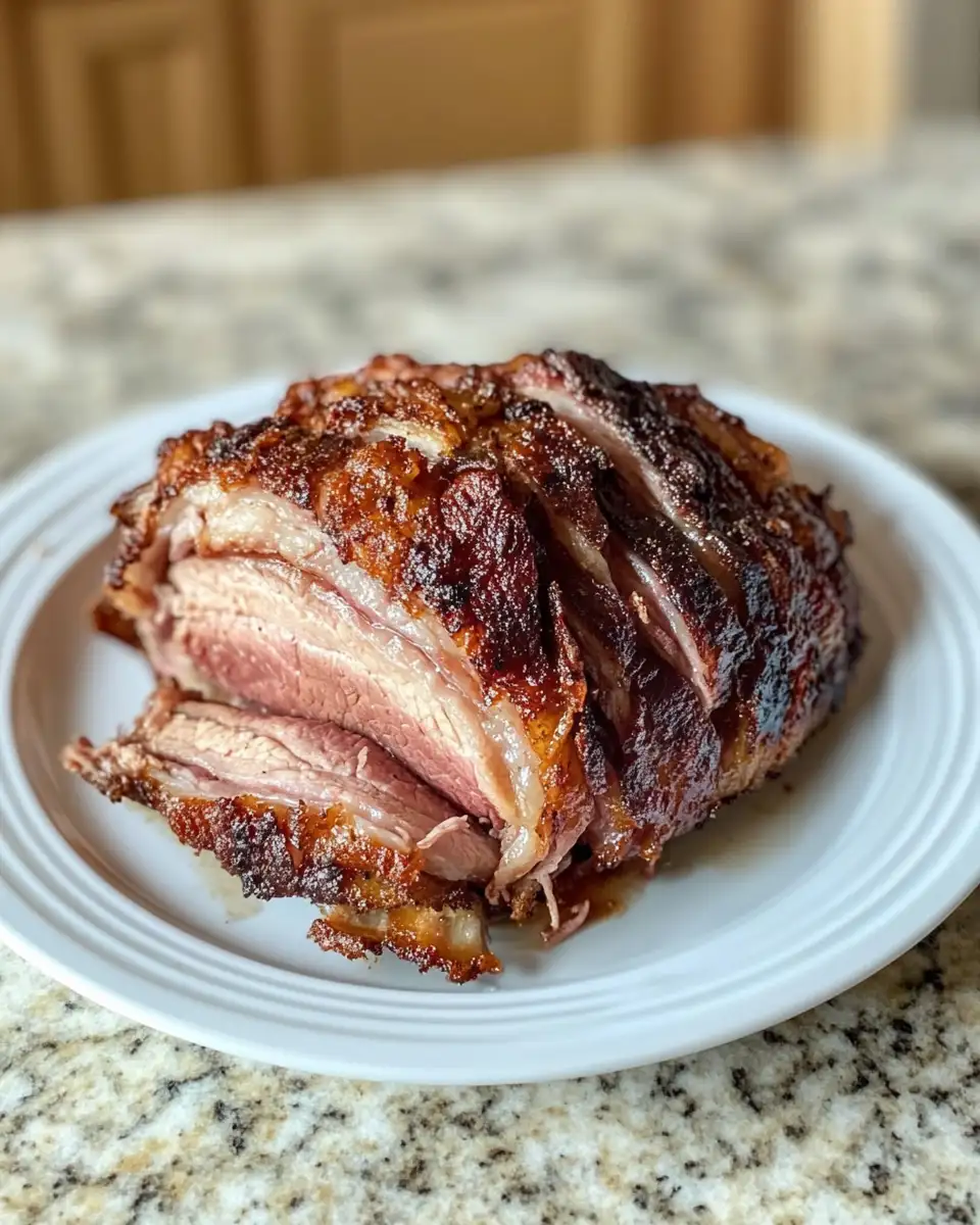 Final dish - Unleash Flavor: Mastering the Art of Crispy Slow-Roasted Pork Shoulder