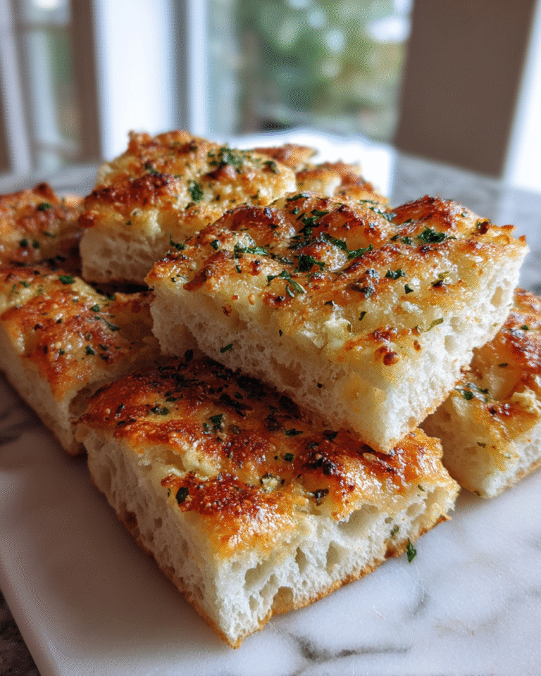 Savory Bliss: Mastering Garlic Parmesan Focaccia at Home - Featured Image