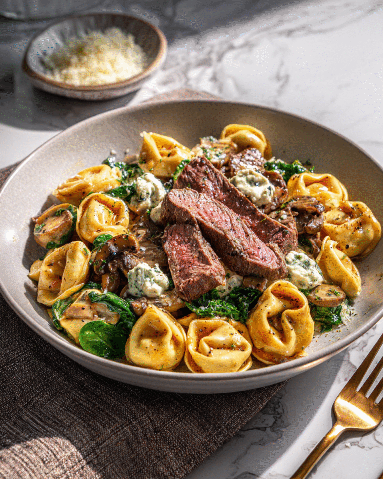Garlic Steak Tortellini Recipe That Will Elevate Your Dinner Game - Featured Image