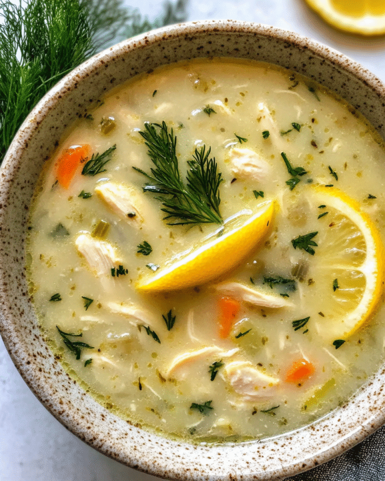 Comfort in a Bowl Greek Lemon Chicken Soup Recipe to Savor - Featured Image