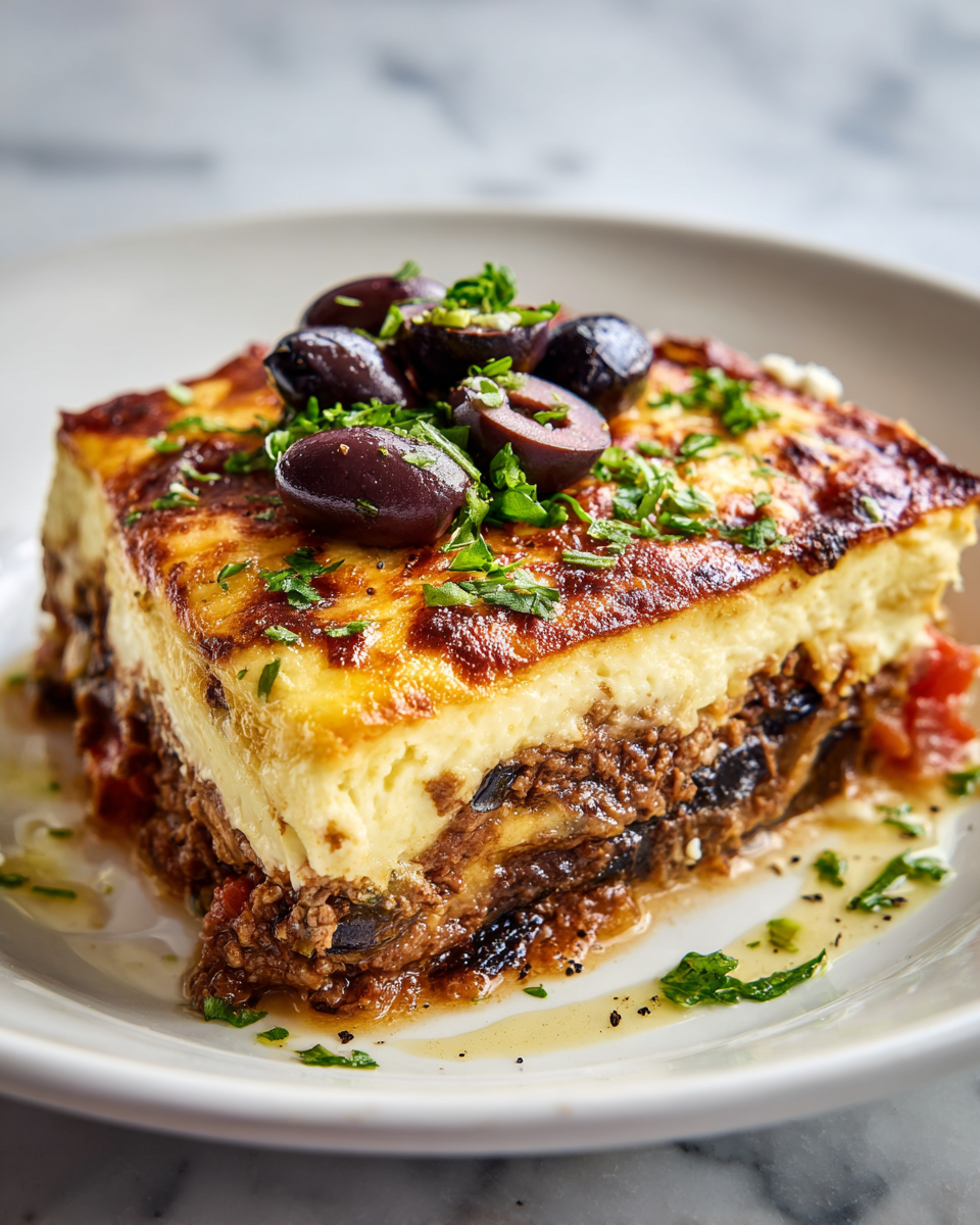 Final dish - Savor the Layers: Unveiling the Secrets of Authentic Greek Moussaka