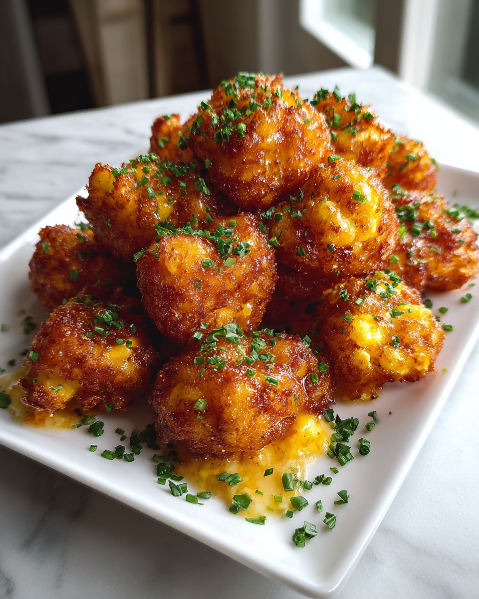 Final dish - Sweet and Savory Delight: Irresistible Honey Butter Cornbread Poppers
