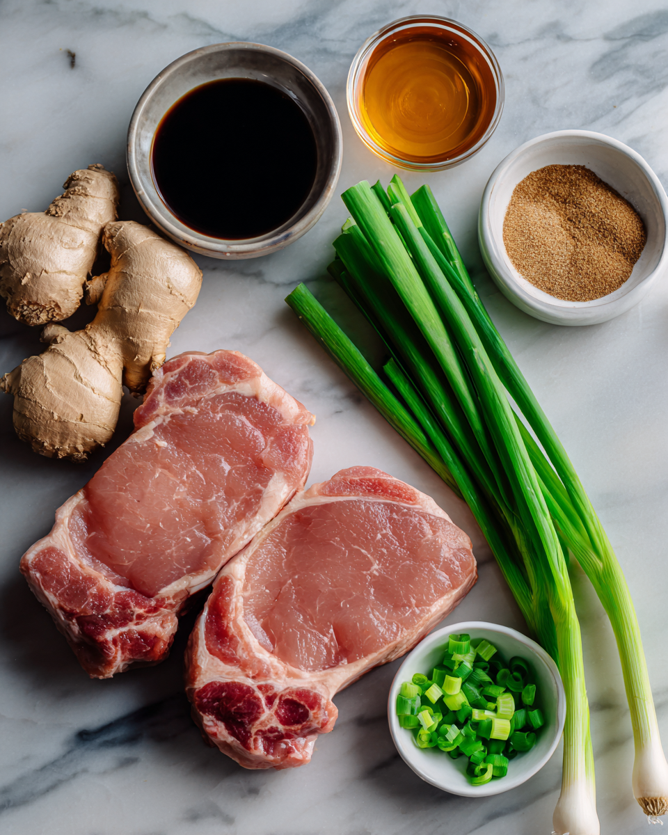 Ingredients for Sweet and Savory Delight: Honey Garlic Pork Chops That Will Steal the Show