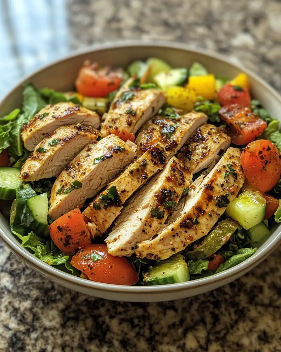 Final dish - Zesty Italian Grinder Chicken Salad: A Flavorful Twist on Tradition