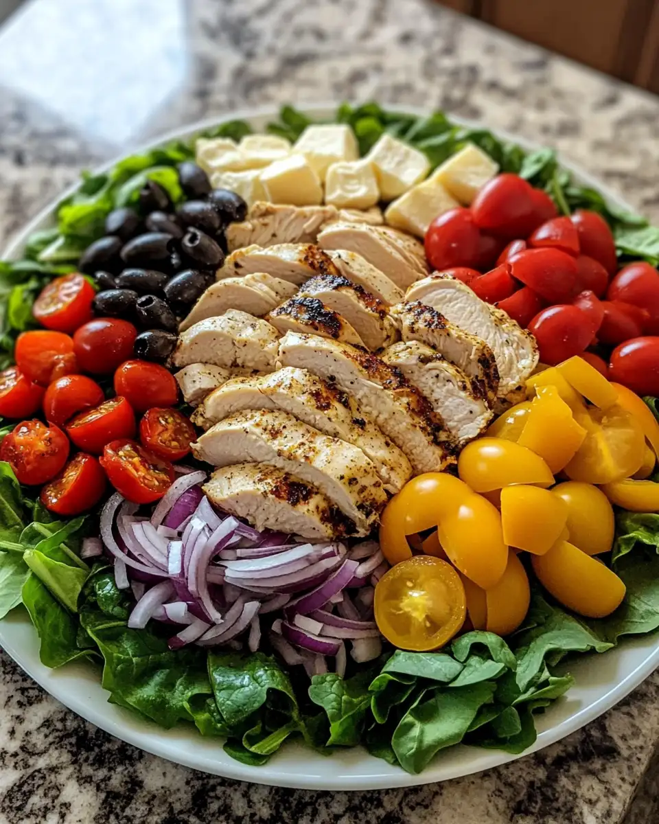 Ingredients for Zesty Italian Grinder Chicken Salad: A Flavorful Twist on Tradition