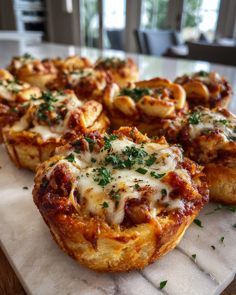 Final dish - Irresistibly Delicious Mini Deep Dish Crescent Roll Pizzas You Need to Try