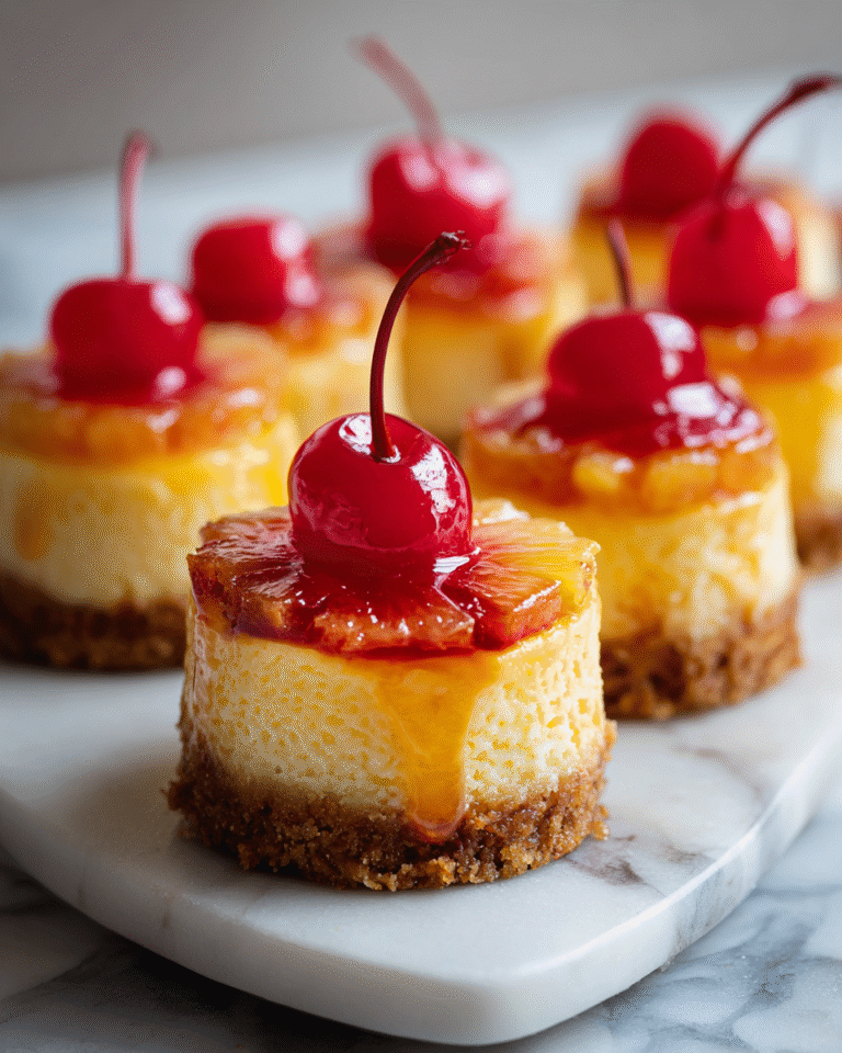 Irresistible Mini Pineapple Upside-down Cheesecakes You Need to Try - Featured Image