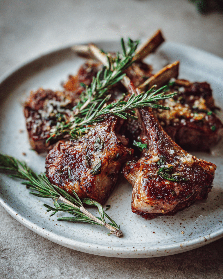 Perfectly Juicy Oven Baked Lamb Chops Recipe You Need to Try - Featured Image