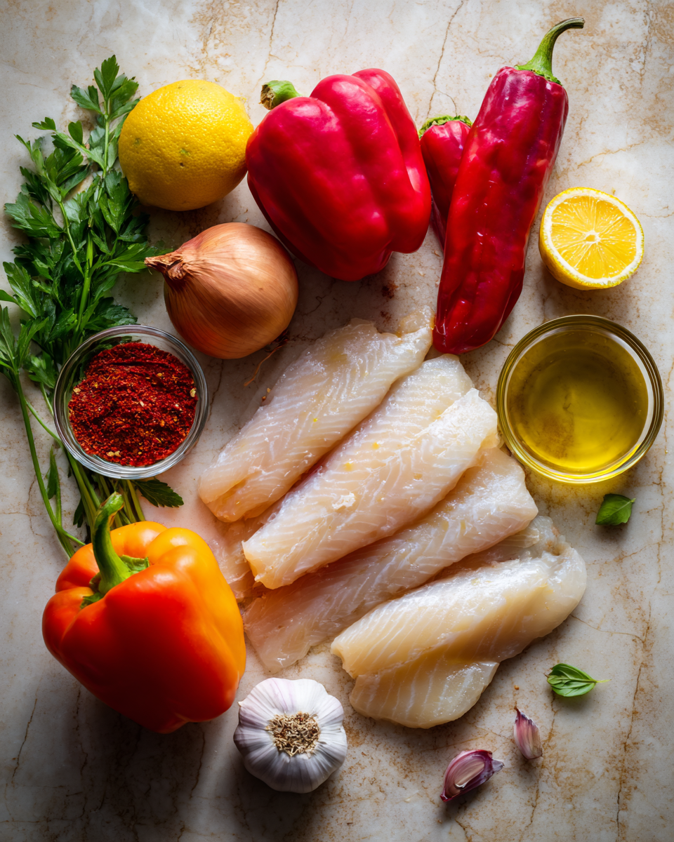 Ingredients for Quick Tilapia in Roasted Pepper Sauce That Will Transform Your Dinner Tonight