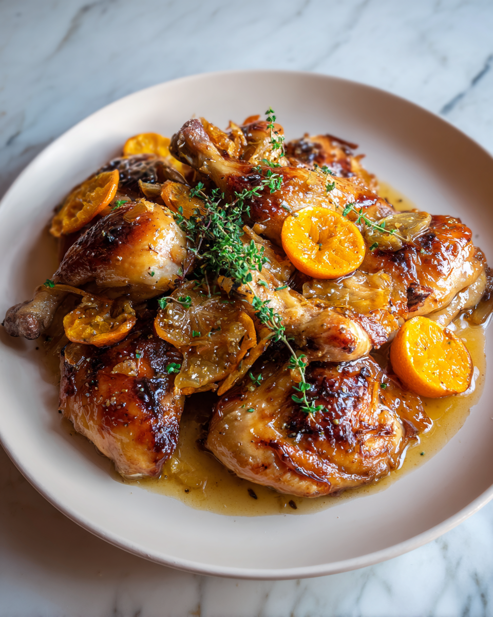 Final dish - Irresistible Roasted Orange Chicken Recipe You Have to Try