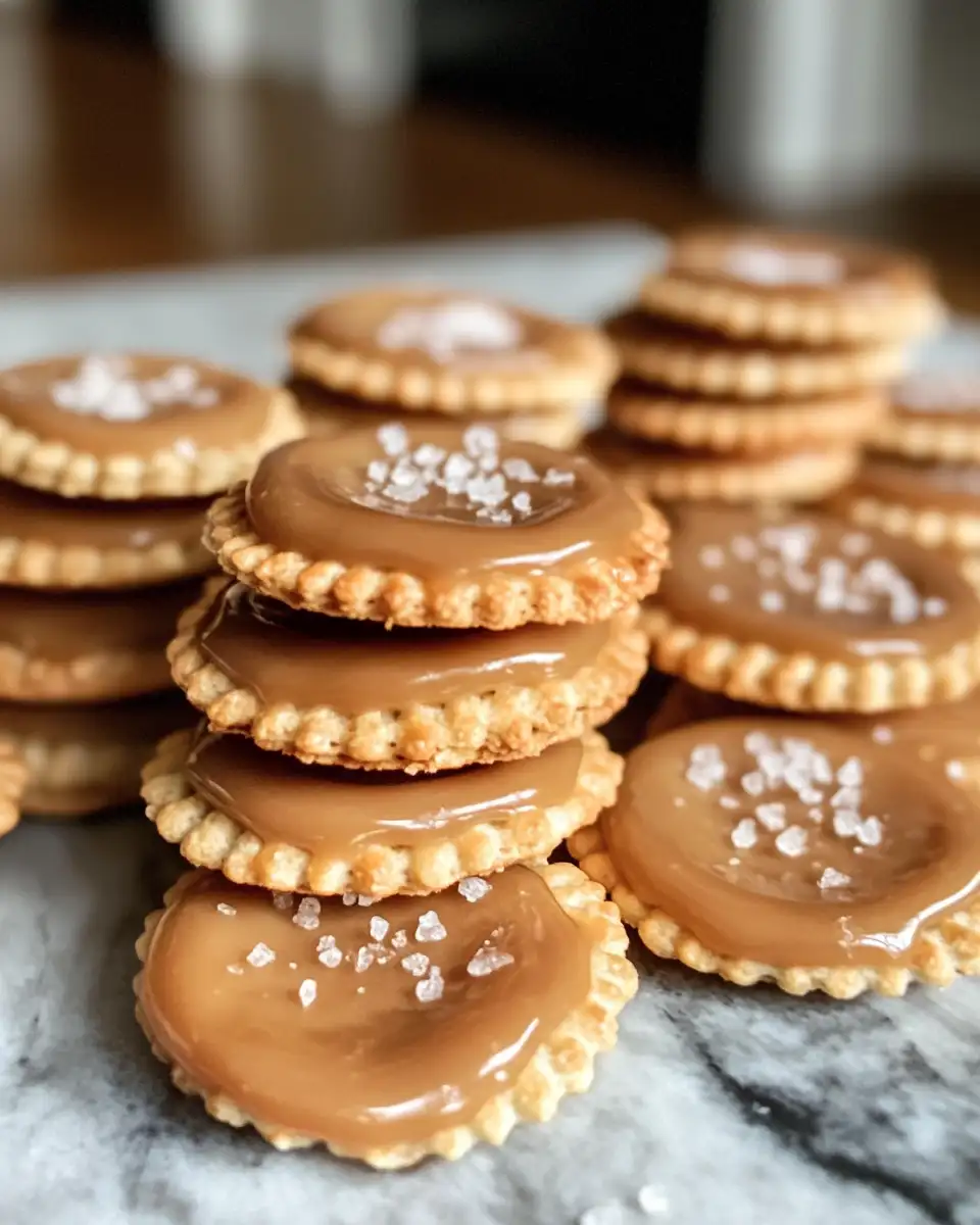 Final dish - Irresistibly Sweet and Salty: Dive into Salted Caramel Cracker Bites