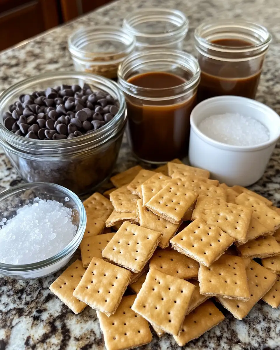 Ingredients for Irresistibly Sweet and Salty: Dive into Salted Caramel Cracker Bites