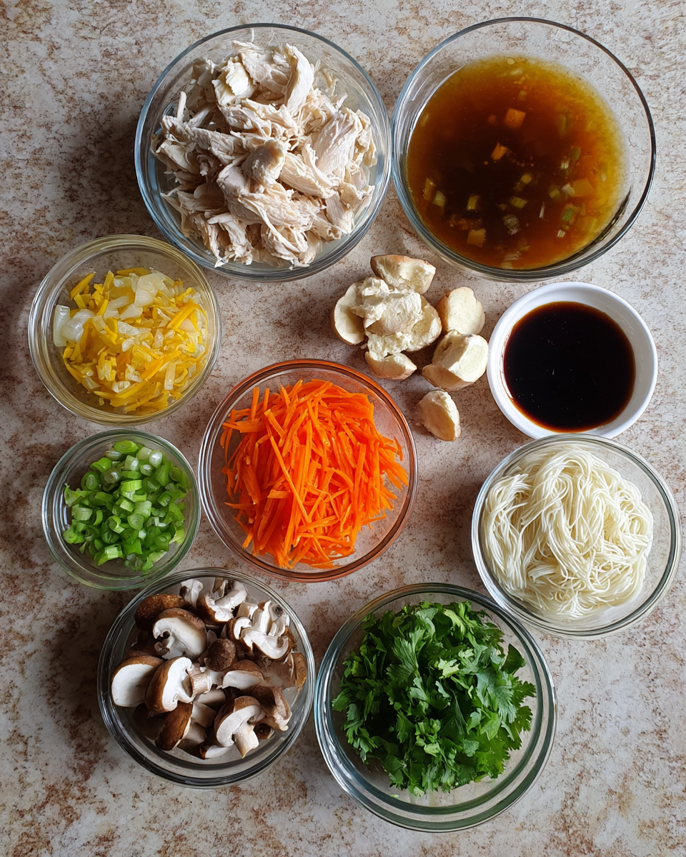 Ingredients for Discover the Tangy Delight of Sour Noodle Soup