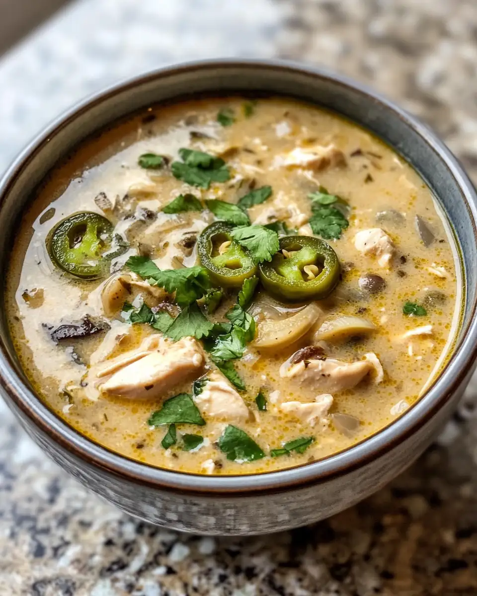 Final dish - Ignite Your Taste Buds with Spicy Jalapeño Popper Chicken Soup