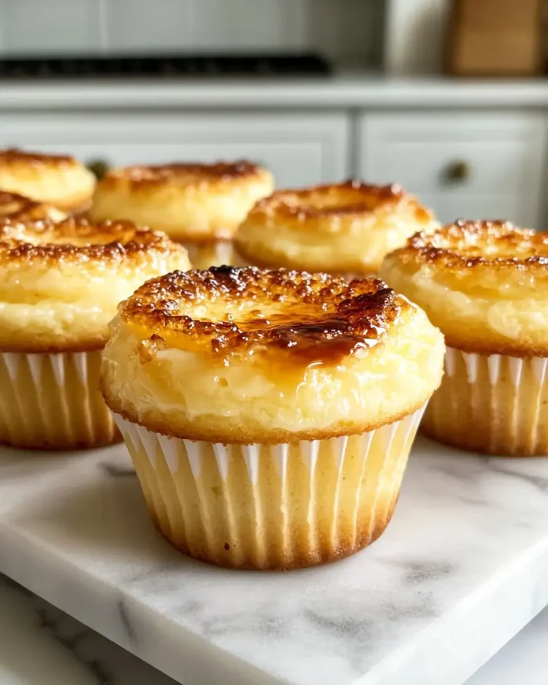 Irresistible Vanilla Bean Crème Brûlée Cheesecake Cupcakes: A Decadent Delight - Featured Image