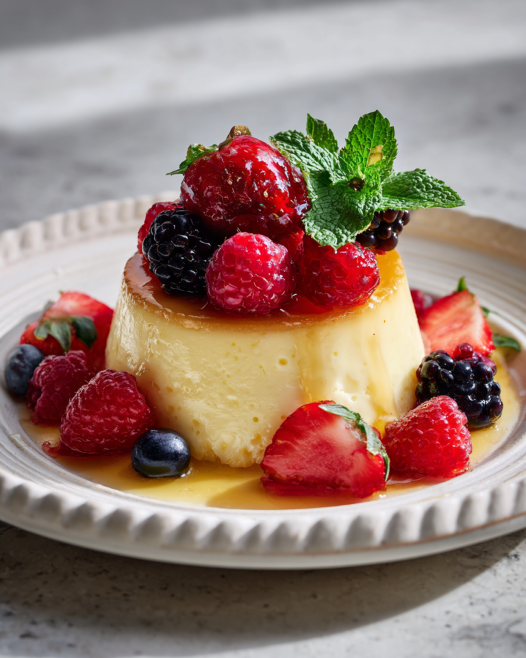 Indulge in the Creamy Delight of Bavarian Cream with Berries - Featured Image