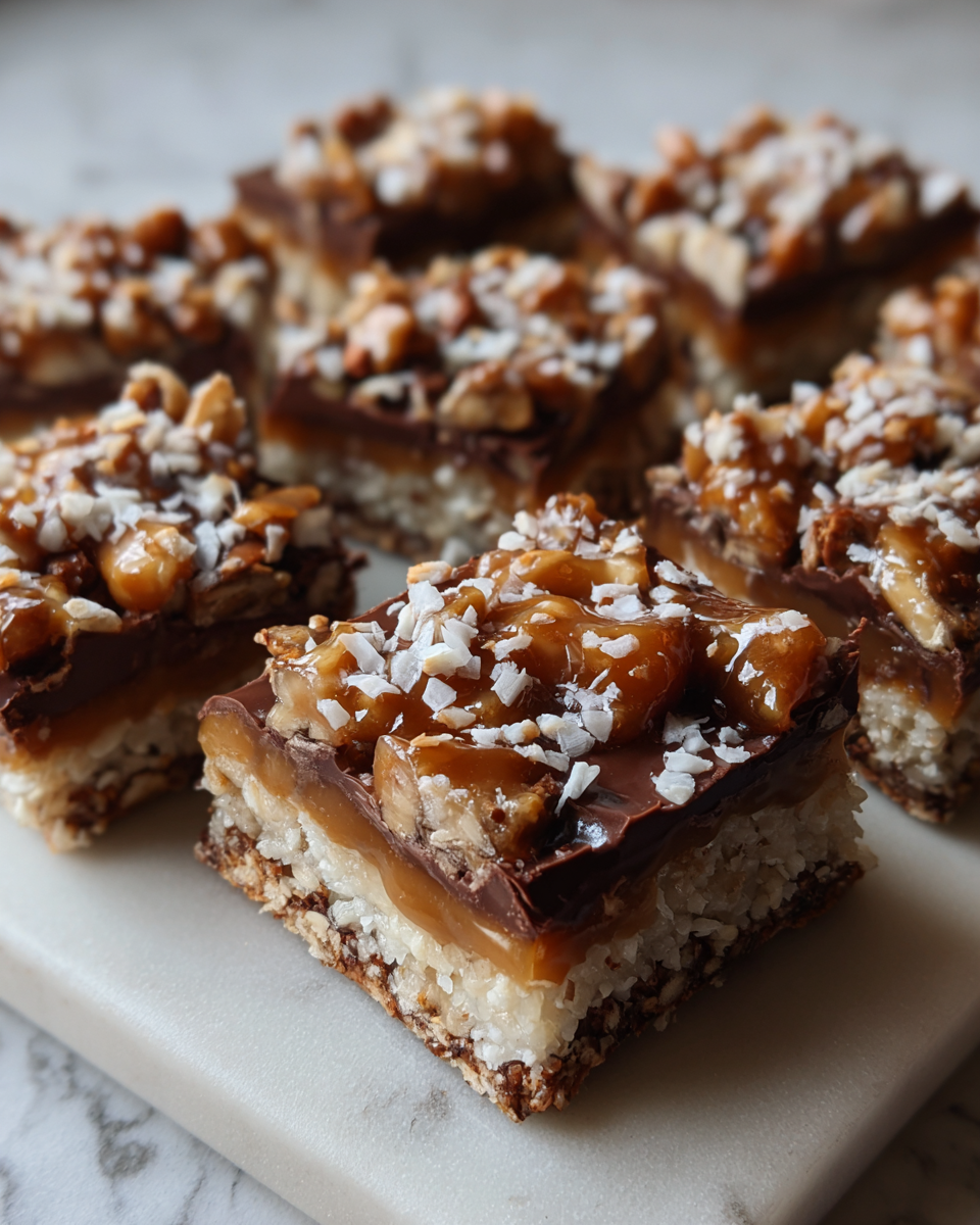 Final dish - Irresistible Caramel Crunch Bars That Will Satisfy Your Sweet Tooth