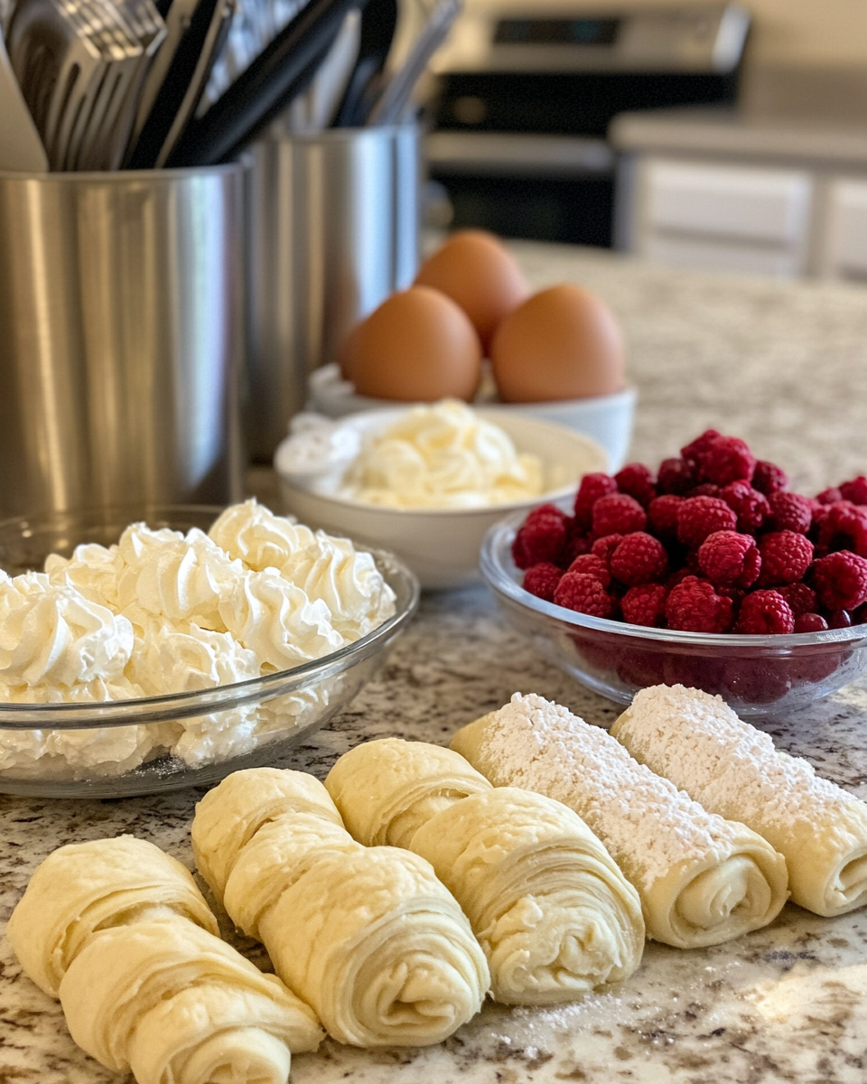 Ingredients for Irresistible Cheesecake Crescent Rolls You Need to Try Today