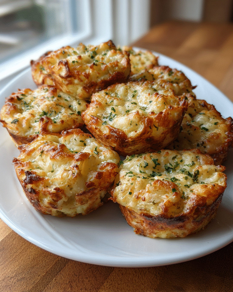 Irresistible Cheesy Smashed Baked Potato Muffins You Need to Try - Featured Image
