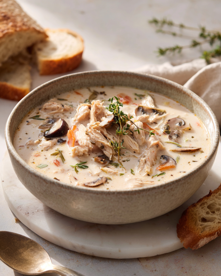 Creamy Chicken Mushroom Soup Recipe That Warms the Soul - Featured Image