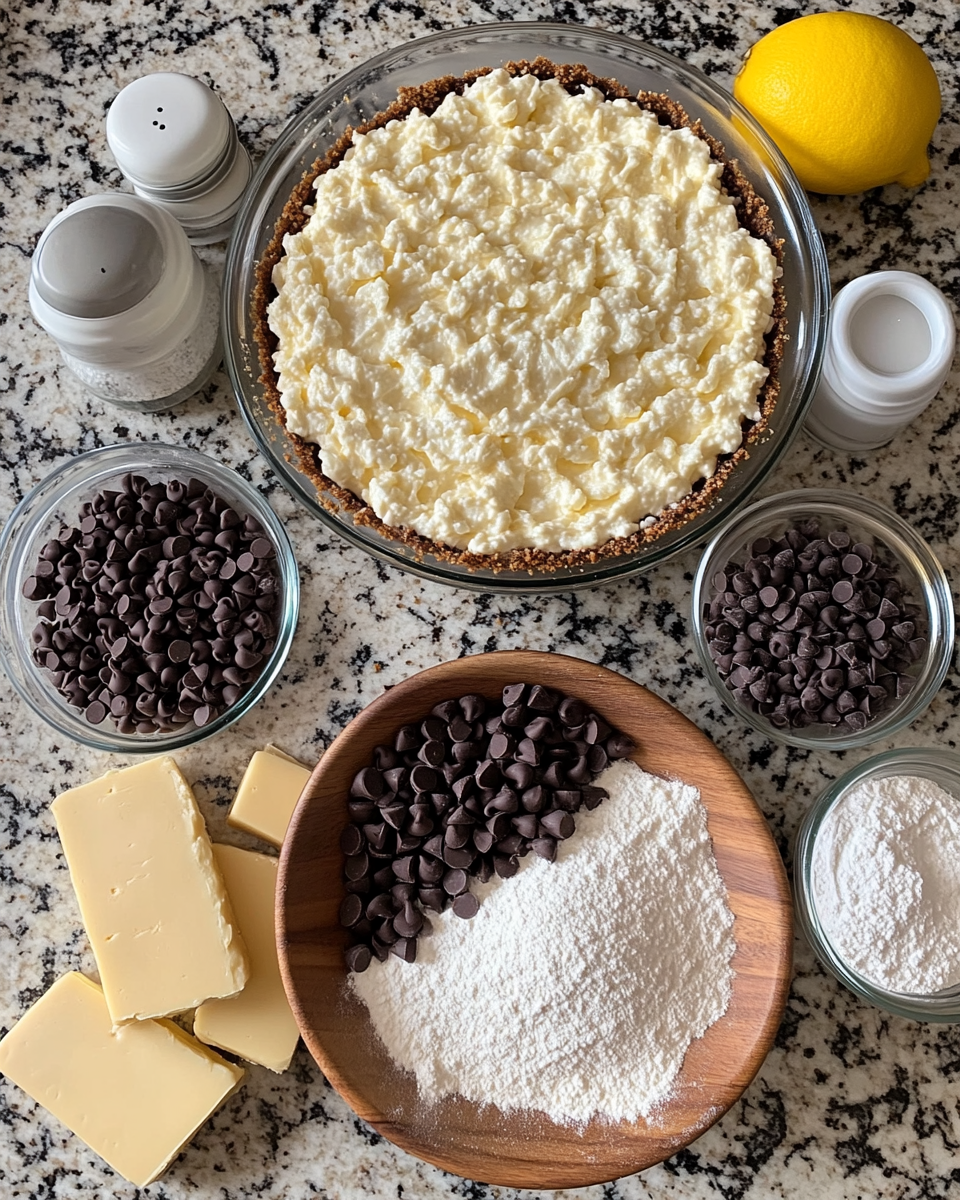 Ingredients for Irresistible Chocolate Chip Cannoli Pie Recipe You Need to Try