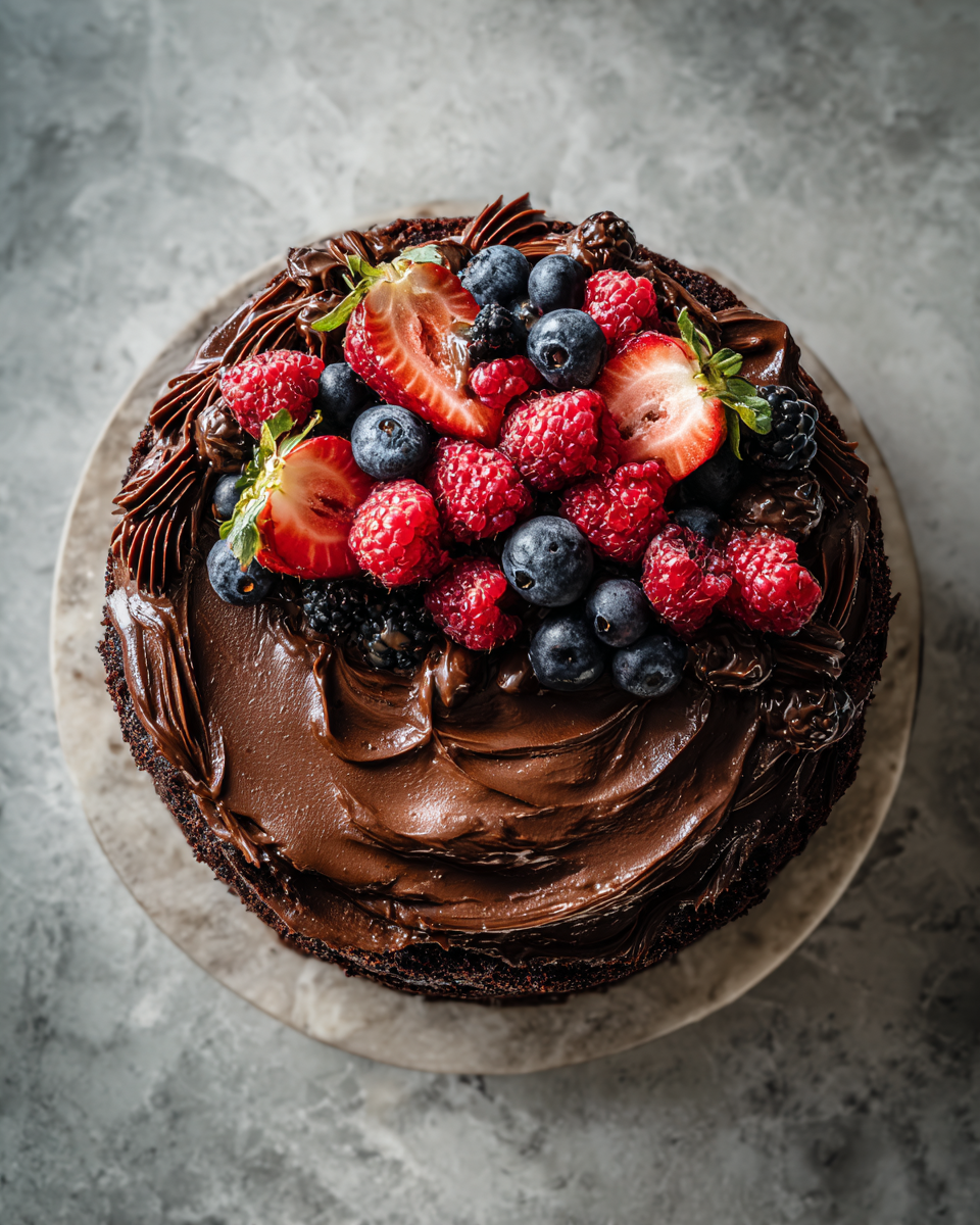 Final dish - Decadent Delight Chocolate Fudge Cake Recipe You Need to Try