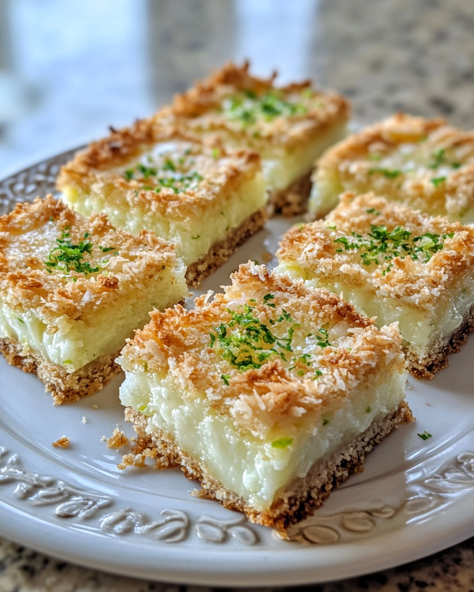 Final dish - Tropical Delight Coconut Lime Bars You Need to Try