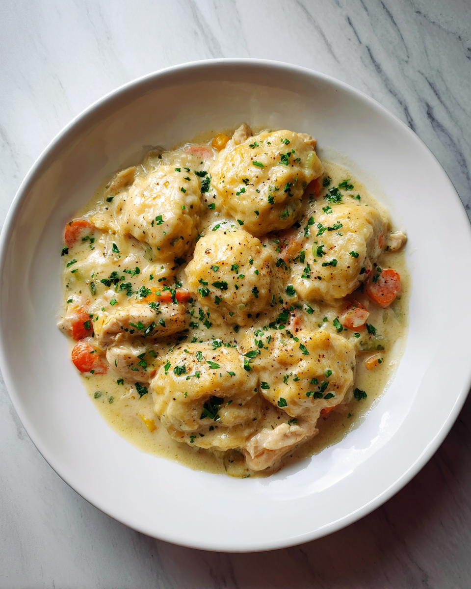 Final dish - Cracker Barrel Style Chicken and Dumplings Recipe That Feels Like Home