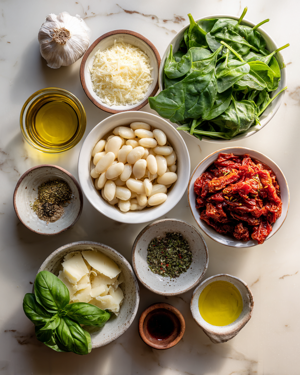 Ingredients for Creamy Tuscan Marry Me Butter Beans That Will Steal Your Heart