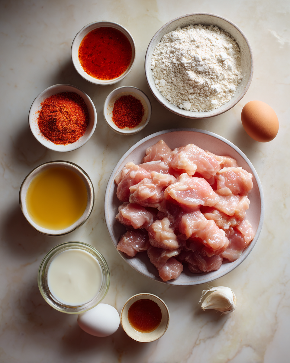 Ingredients for Irresistibly Crispy Bang Bang Chicken Recipe You Need to Try