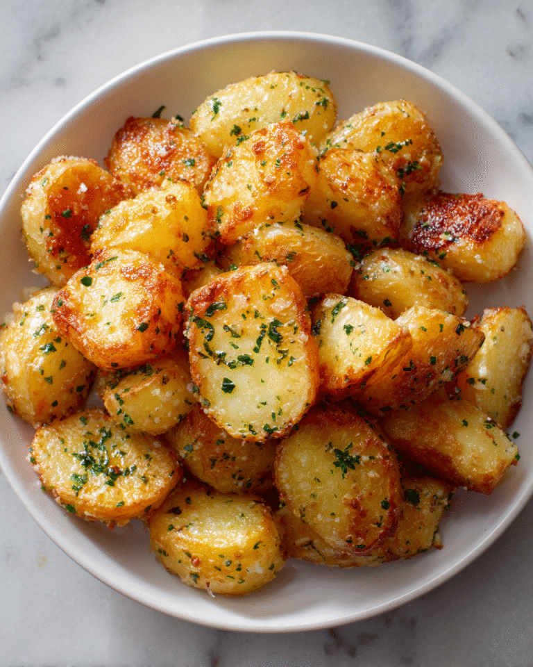 Irresistibly Crispy Garlic Butter Potatoes You Need to Try - Featured Image