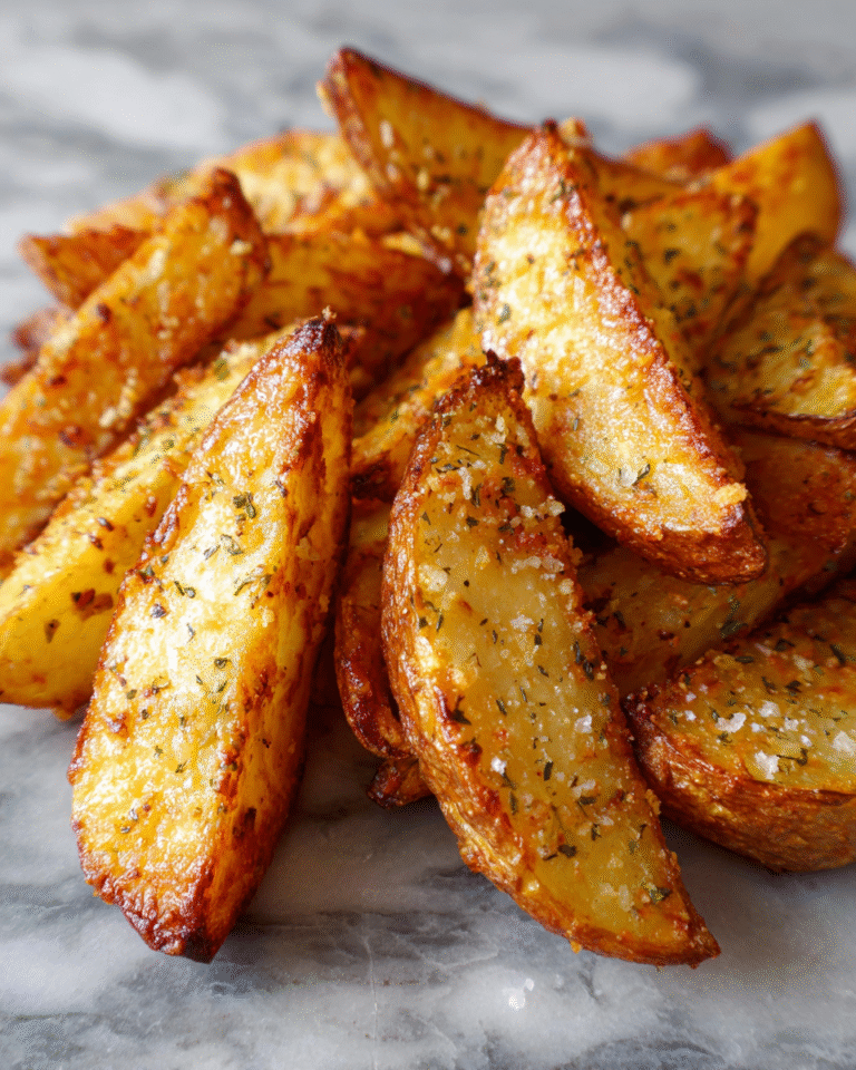 Irresistibly Crispy Garlic Parmesan Potato Wedges You Need to Try - Featured Image