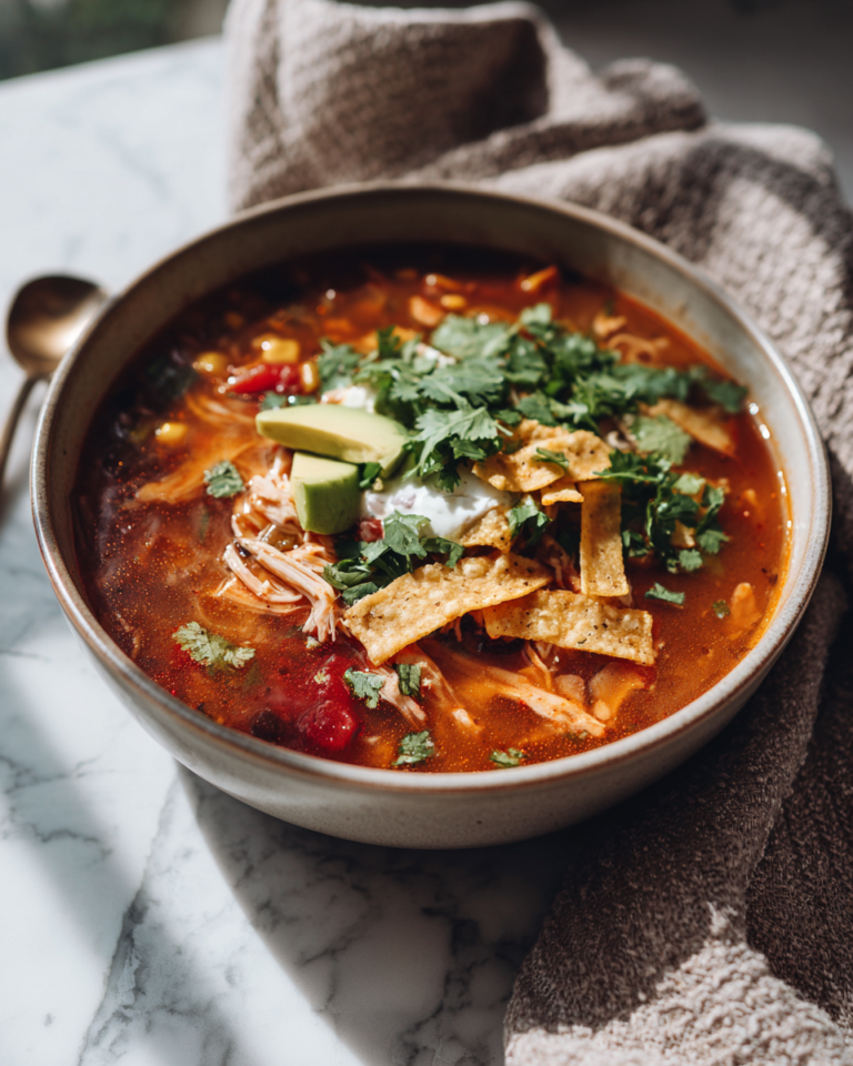 Hearty Crockpot Chicken Tortilla Soup Recipe for Cozy Nights - Featured Image