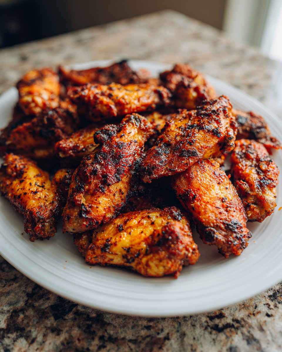Final dish - Irresistible Dry Rub Chicken Wings That Will Spice Up Your Snack Game