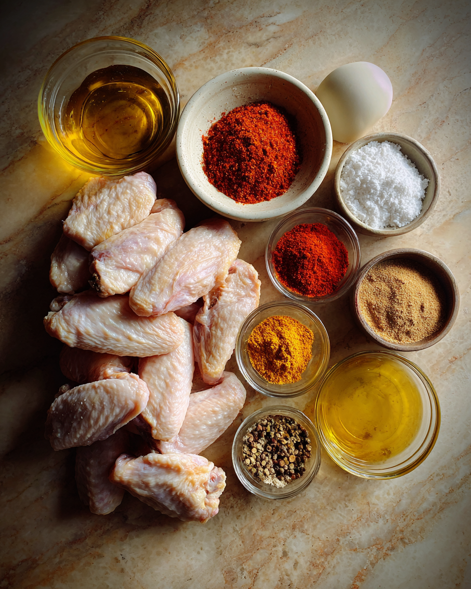 Ingredients for Irresistible Dry Rub Chicken Wings That Will Spice Up Your Snack Game
