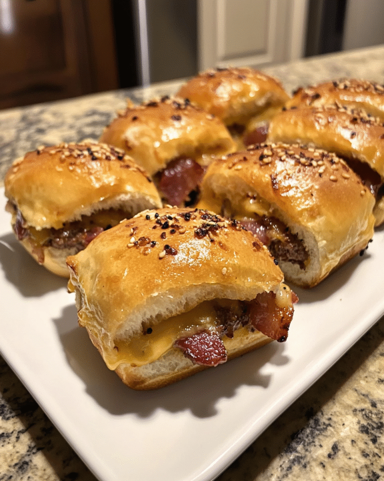 Mouthwatering Garlic Butter Bacon Cheeseburger Rollups You Need to Try - Featured Image