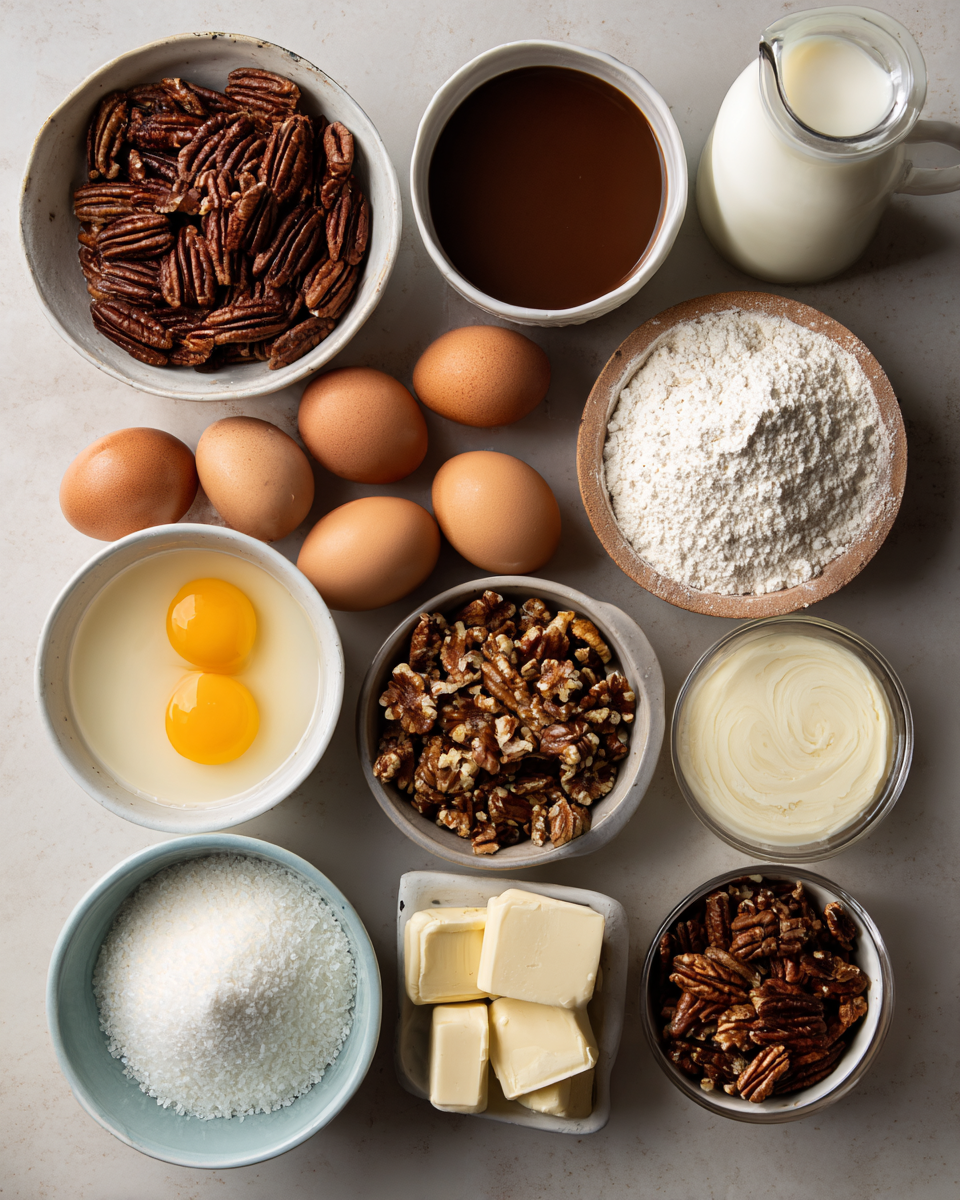 Ingredients for Decadent German Chocolate Poke Cake Recipe You Have to Try